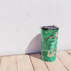 Sloths in the Emerald Jungle Pattern Travel Mug Gallery Image 4