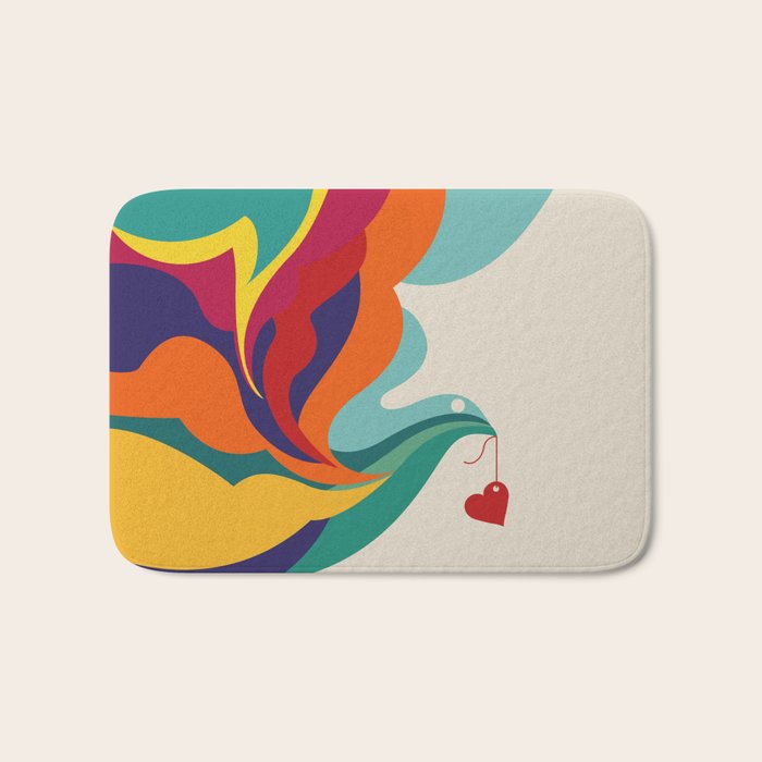 Love Message Bath Mat Gallery Image 1