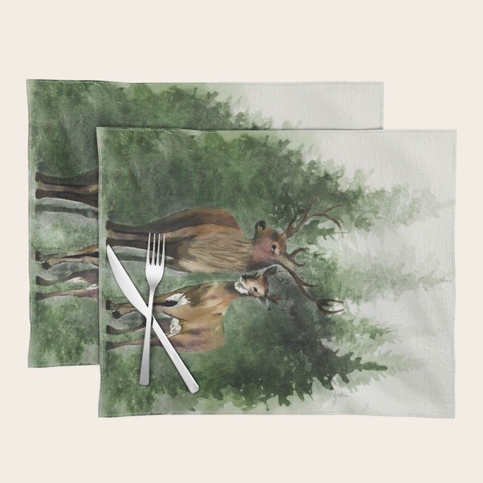 Deers in the Forest Placemat Gallery Image 1