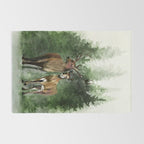 Deers in the Forest Rug Gallery Image 2