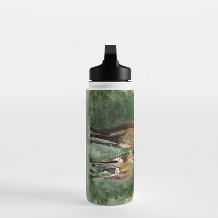 Deers in the Forest Water Bottle Gallery Image 3