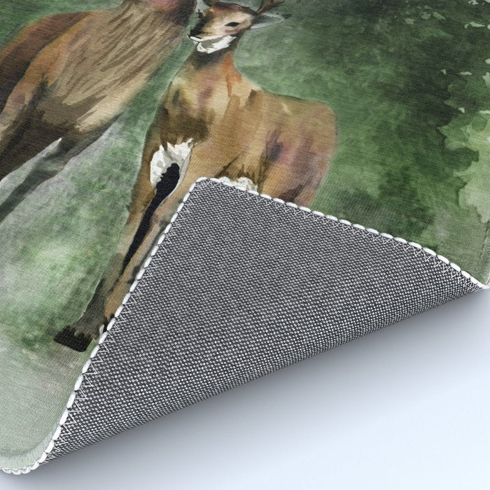 Deers in the Forest Rug Gallery Image 4