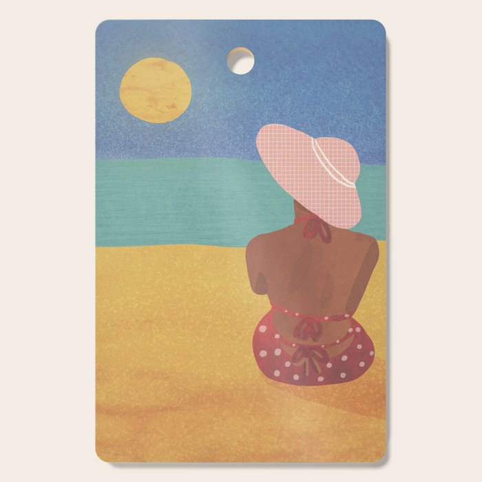 Golden Hour of Summer Cutting Board Gallery Image 1