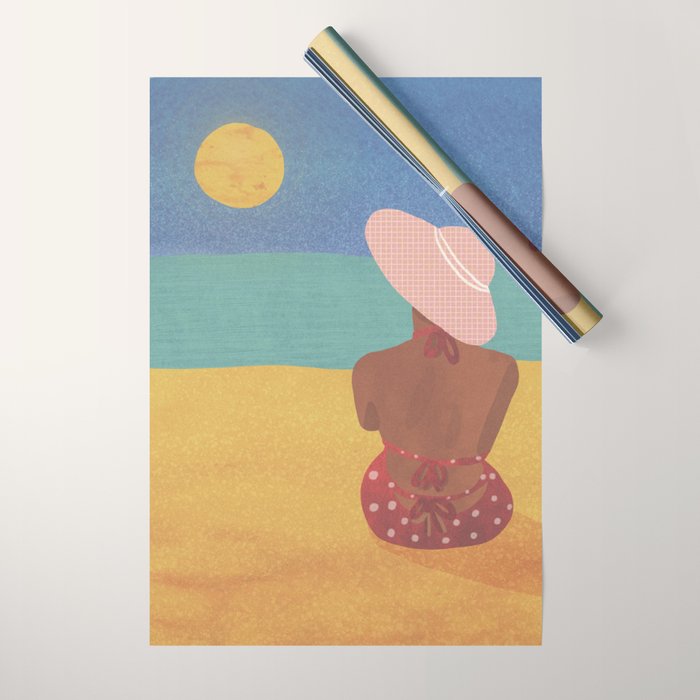 Golden Hour of Summer Wrapping Paper Gallery Image 1