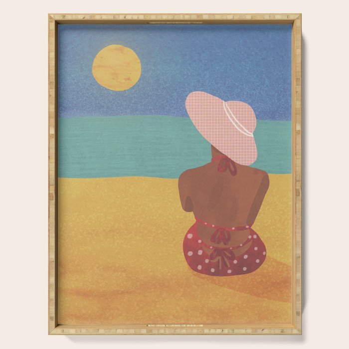 Golden Hour of Summer Serving Tray Gallery Image 1