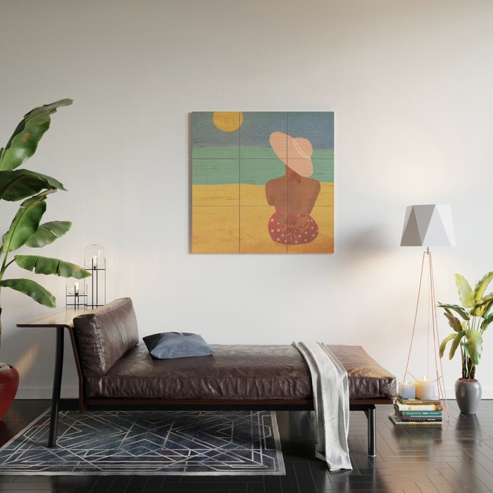 Golden Hour of Summer Wood Wall Art Gallery Image 2