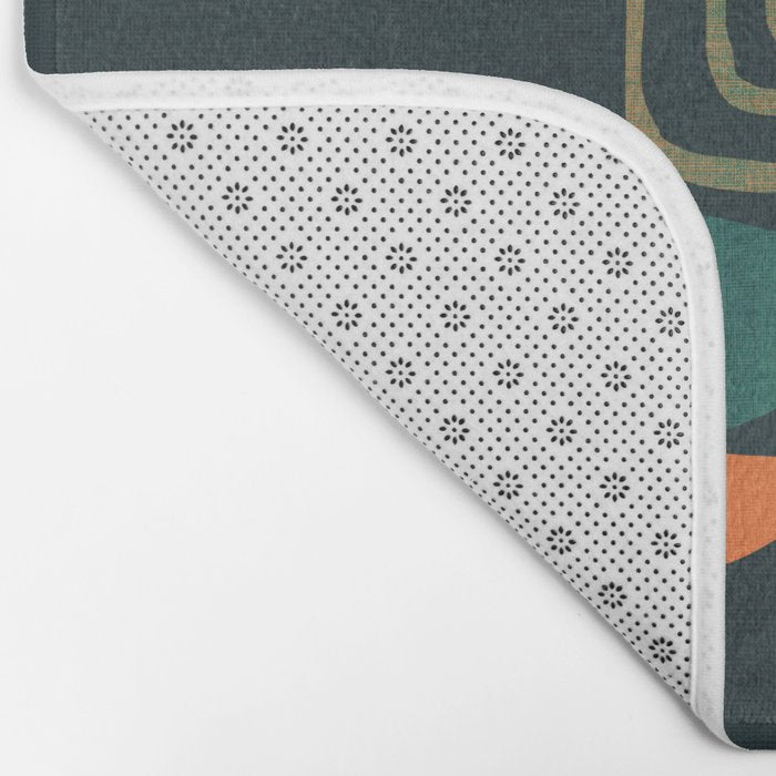 Retro botany Bath Mat Gallery Image 2