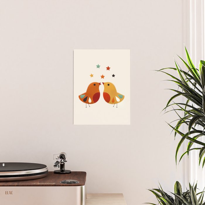 Little Festive Birds Poster Gallery Image 2