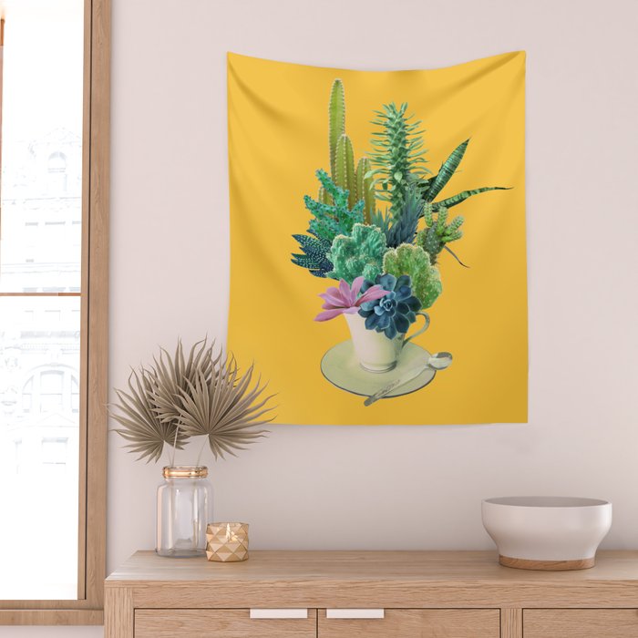 Arid garden Wall Tapestry Gallery Image 2