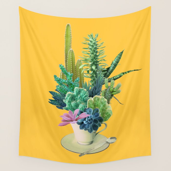 Arid garden Wall Tapestry Gallery Image 1