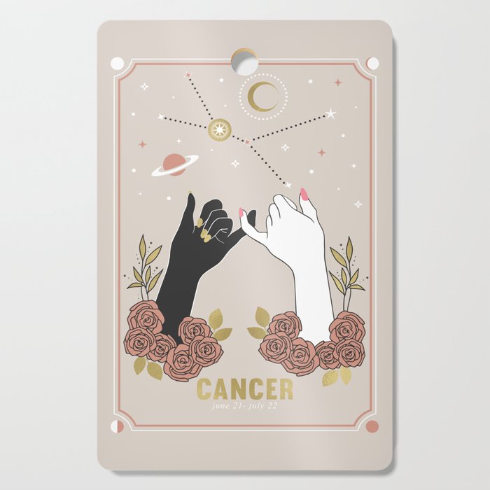 Cancer Zodiac Series Cutting Board Gallery Image 1