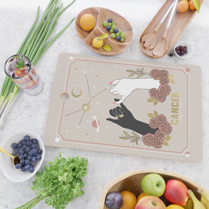 Cancer Zodiac Series Cutting Board Gallery Image 2