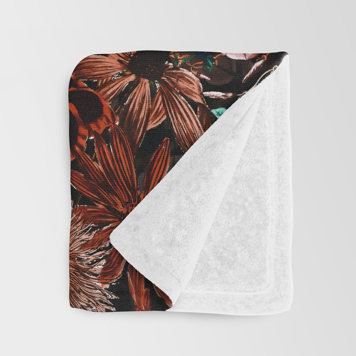 Night Garden XXVII Throw Blanket Gallery Image 3