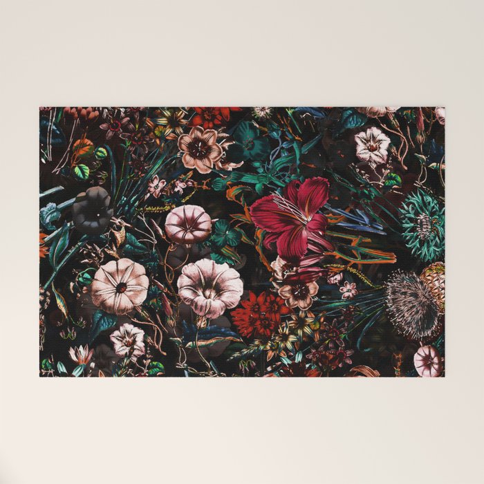 Night Garden XXVII Welcome Mat Gallery Image 1