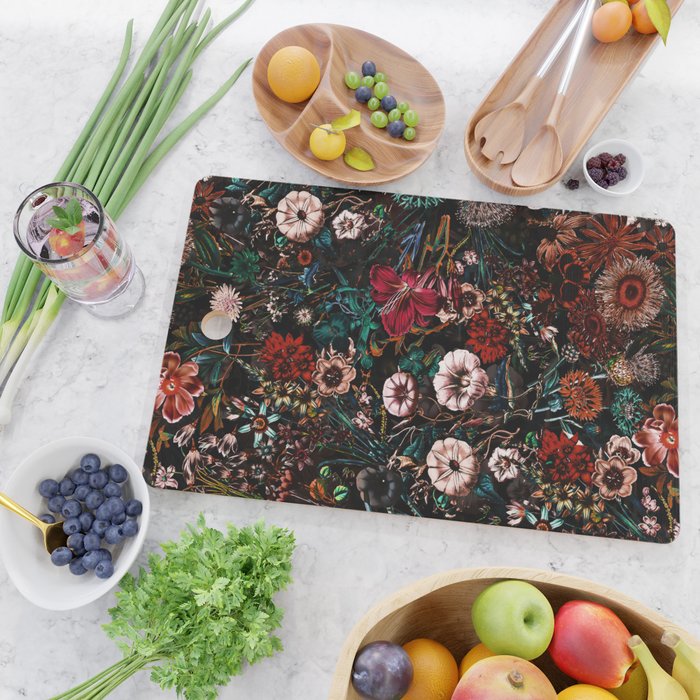Night Garden XXVII Cutting Board Gallery Image 2