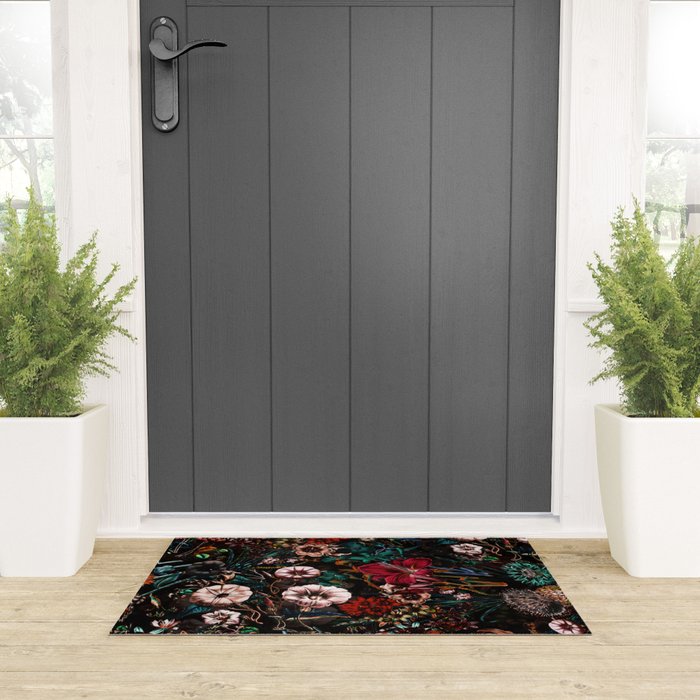 Night Garden XXVII Welcome Mat Gallery Image 3