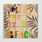 Meet Me at the Beach 2 Wood Wall Art Gallery Image 1