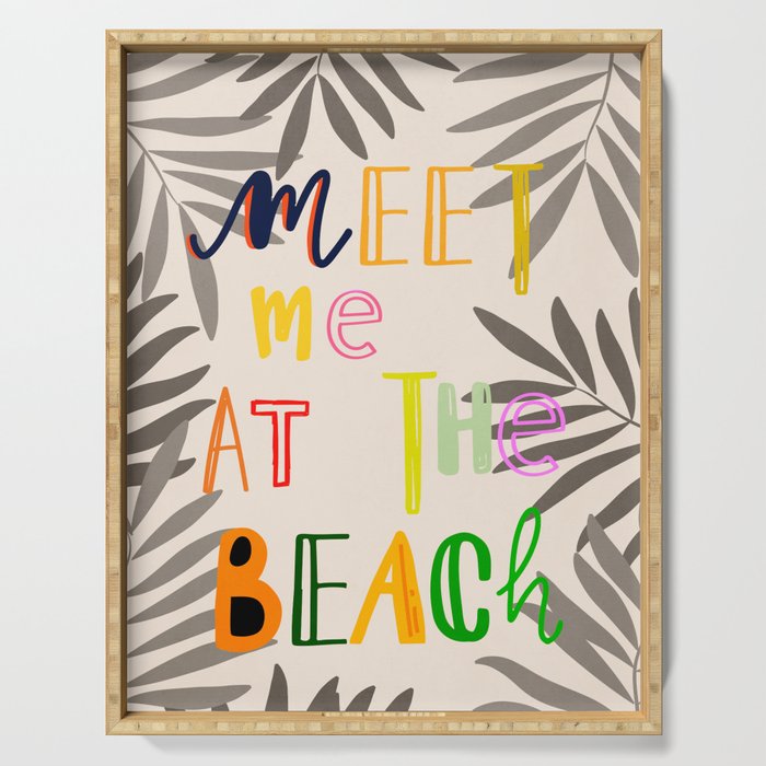 Meet Me at the Beach 2 Serving Tray Gallery Image 1