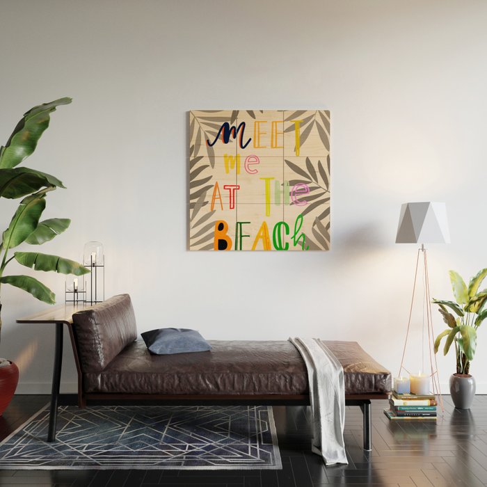 Meet Me at the Beach 2 Wood Wall Art Gallery Image 2