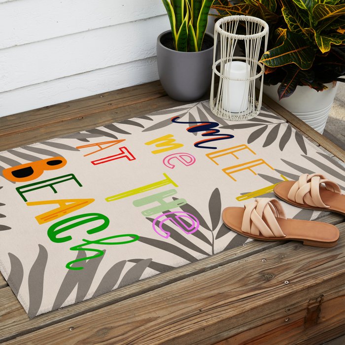 Meet Me at the Beach 2 Outdoor Rug Gallery Image 2