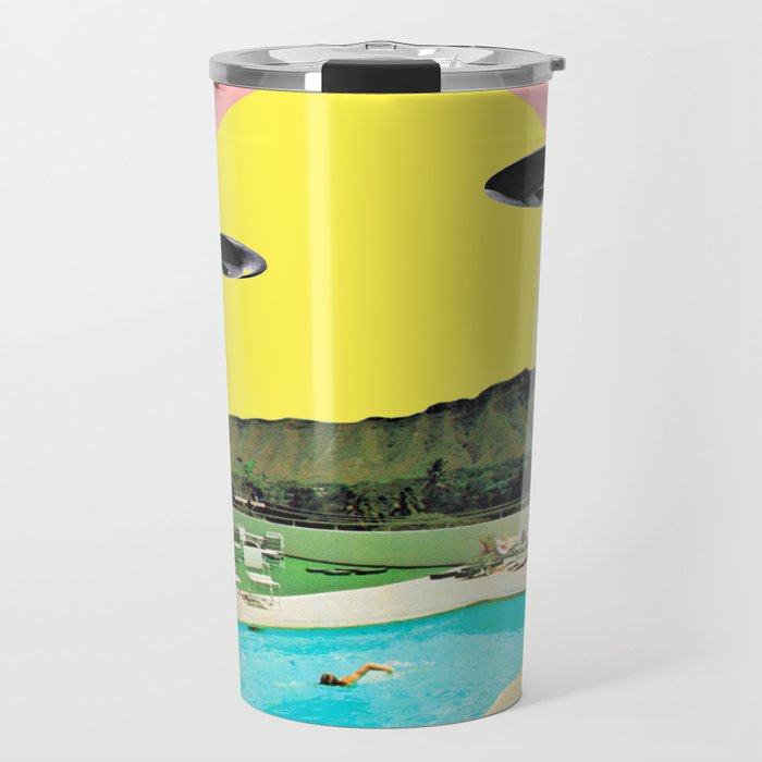 Invasion on vacation (UFO in Hawaii) Travel Mug Gallery Image 1