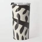 Linocut Tree #2 Travel Mug Gallery Image 3