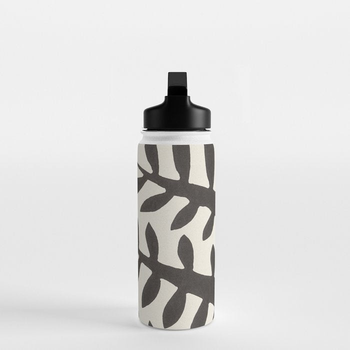 Linocut Tree #2 Water Bottle Gallery Image 3