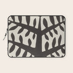 Linocut Tree #2 Laptop Sleeve Gallery Image 1
