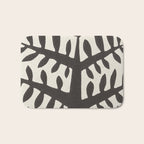 Linocut Tree #2 Bath Mat Gallery Image 1