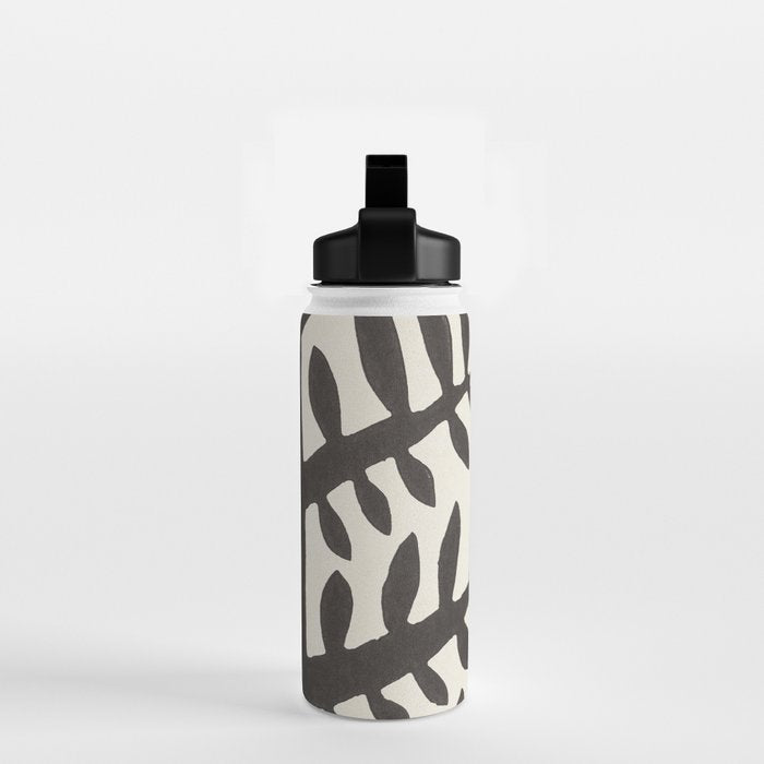 Linocut Tree #2 Water Bottle Gallery Image 2