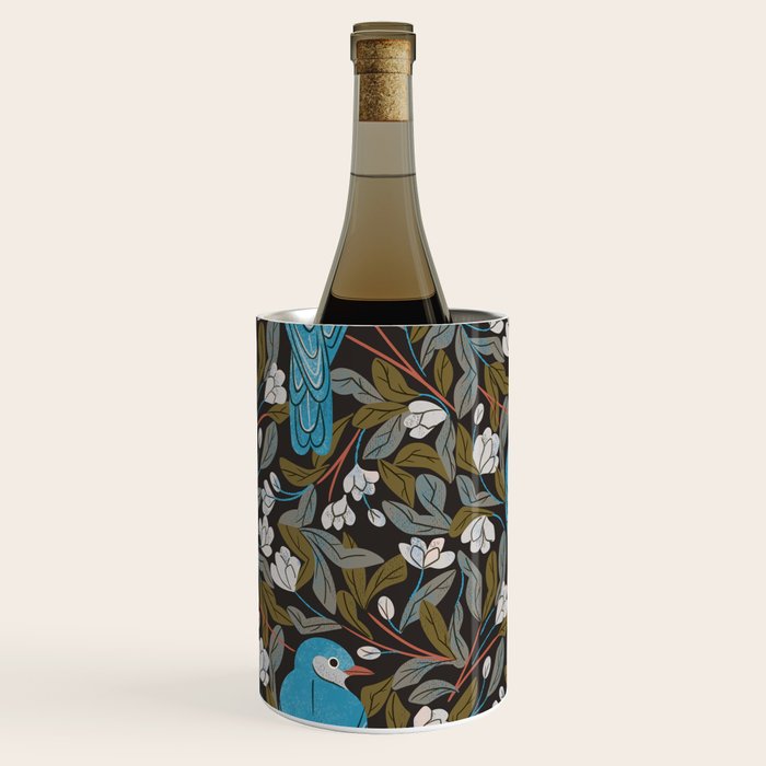 Bluebird and Apple Blossoms Wine Chiller Gallery Image 2