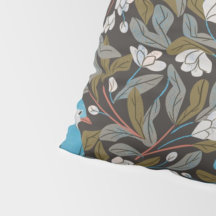 Bluebird and Apple Blossoms Pillow Sham Gallery Image 4