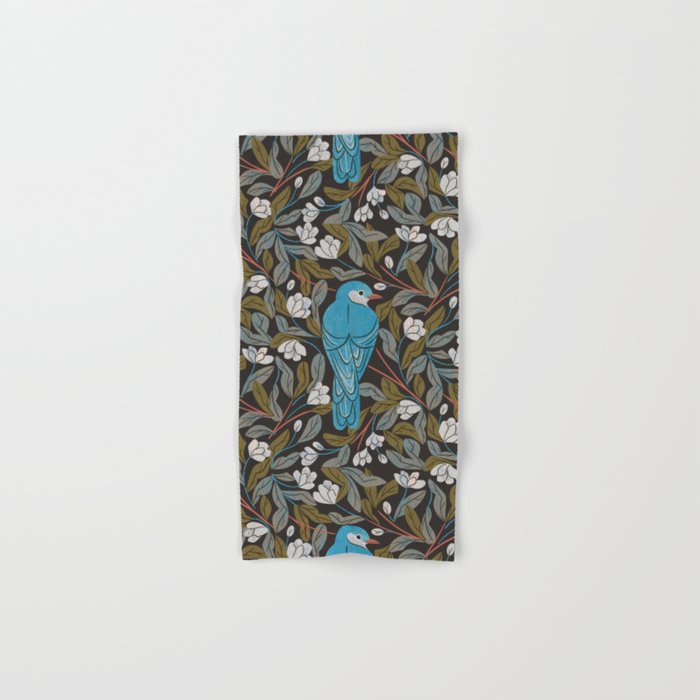 Bluebird and Apple Blossoms Bath Towel Gallery Image 1