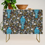Bluebird and Apple Blossoms Credenza Gallery Image 1