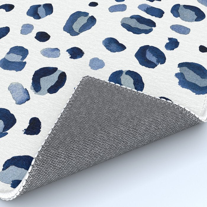 animal print (navy) Rug Gallery Image 4