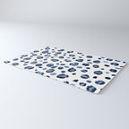 animal print (navy) Rug Gallery Image 3