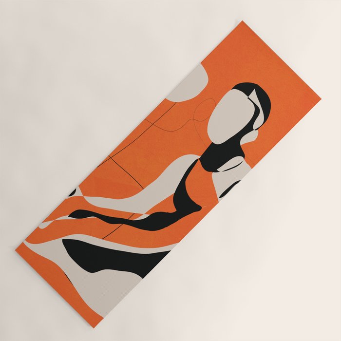 Abstract Woman Body 2  Yoga Mat Gallery Image 1