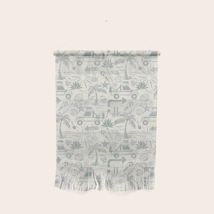 Baja - faded blue Wall Hanging Gallery Image 1