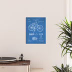 Bicycle Patent - Cyclling Art - Blueprint Poster Gallery Image 2