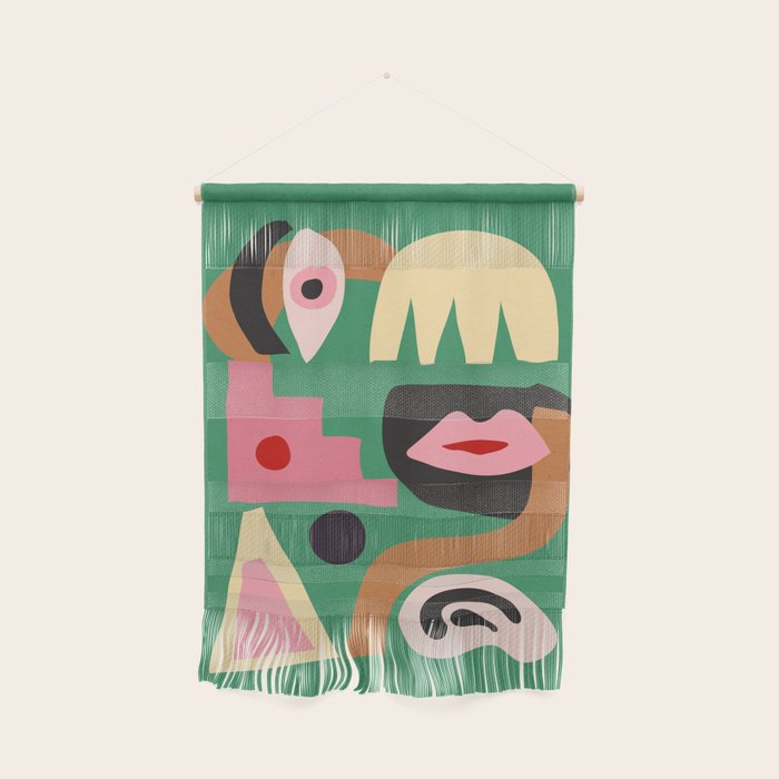 Abstract Shapes Modern Art 7 Wall Hanging Gallery Image 1