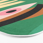 Abstract Shapes Modern Art 7 Bath Mat Gallery Image 3