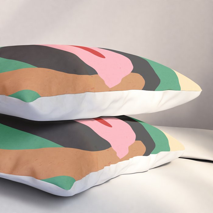 Abstract Shapes Modern Art 7 Pillow Sham Gallery Image 3