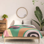 Abstract Shapes Modern Art 7 Comforter Gallery Image 3