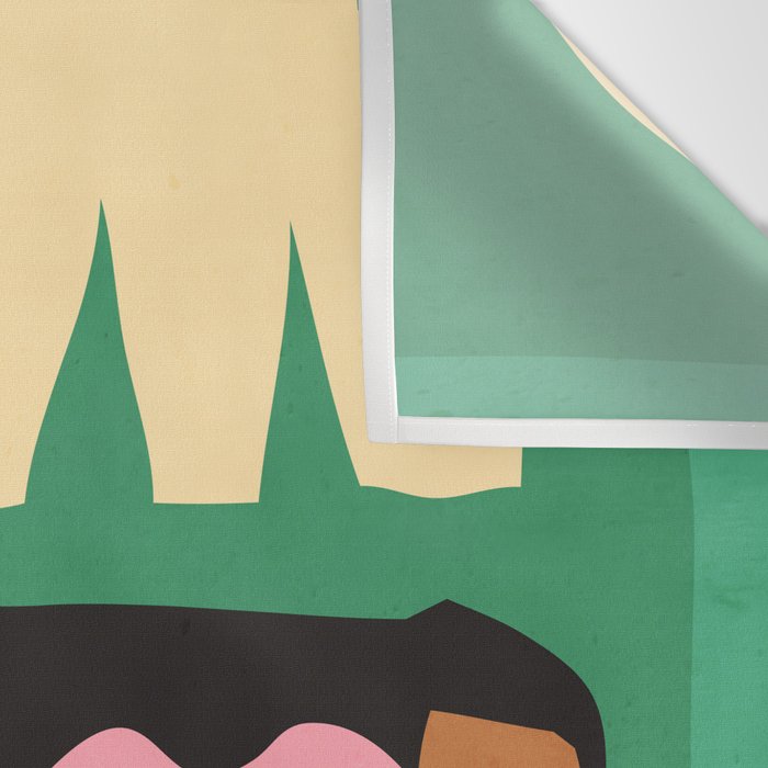 Abstract Shapes Modern Art 7 Wall Tapestry Gallery Image 3