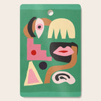 Abstract Shapes Modern Art 7 Cutting Board Gallery Image 1