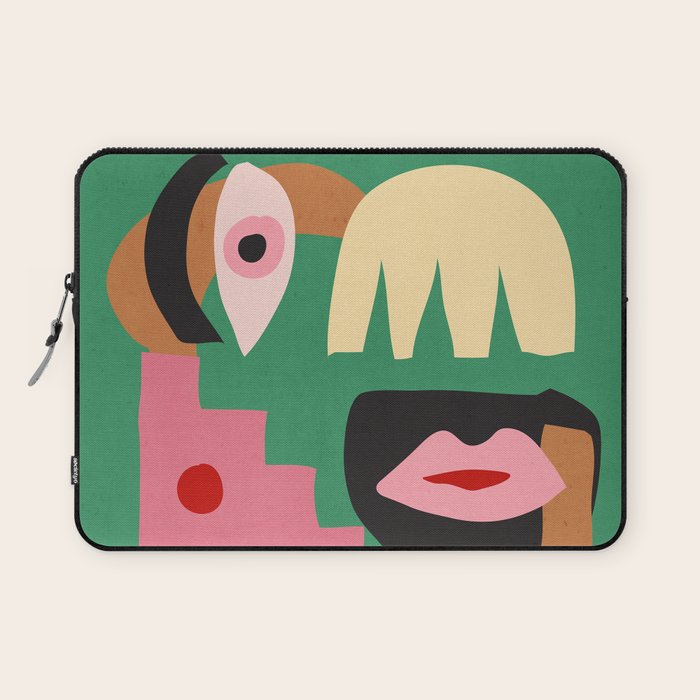 Abstract Shapes Modern Art 7 Laptop Sleeve Gallery Image 1