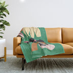 Abstract Shapes Modern Art 7 Throw Blanket Gallery Image 1