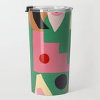Abstract Shapes Modern Art 7 Travel Mug Gallery Image 3