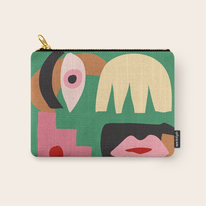 Abstract Shapes Modern Art 7 Carry All Pouch Gallery Image 1