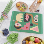 Abstract Shapes Modern Art 7 Cutting Board Gallery Image 2